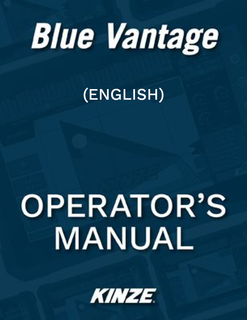 Download Blue Vantage Operator's Manual